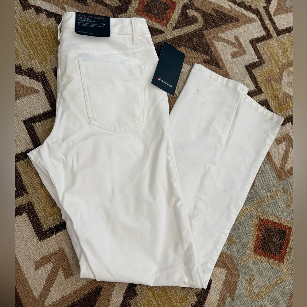 Lululemon ABC SlimFit 5 Pocket Pant 31"W X 34”L Utilitech